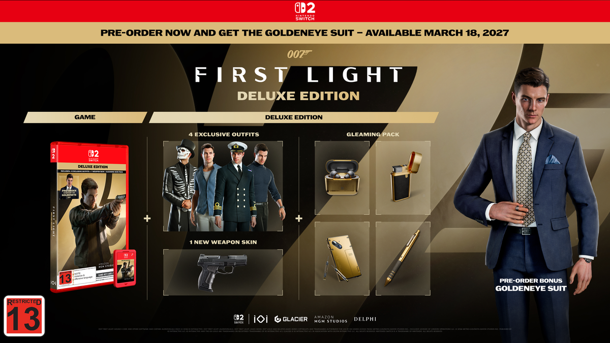 007 First Light Deluxe Edition (GKC) - Nintendo Switch 2