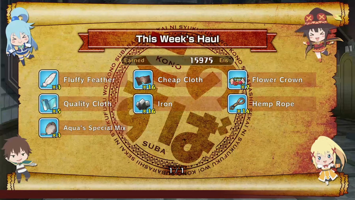 KonoSuba God's Blessing on this Wonderful World: Love For These Clothes Of Desire - Nintendo Switch