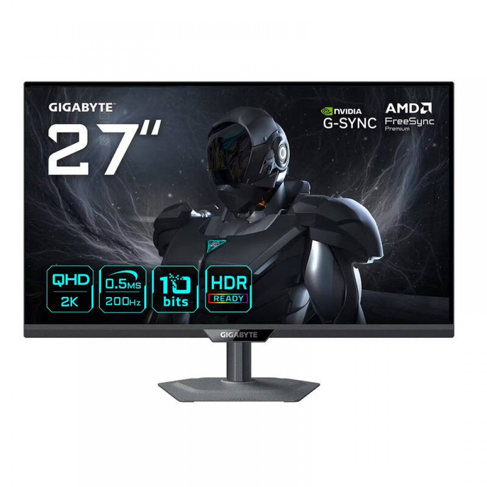 GIGABYTE G27Q20 27" Gaming Monitor QHD 200Hz SS IPS 2560 x 1440 2xHDMI