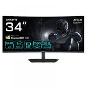 GIGABYTE G34WQC2 34" Gaming Monitor CURVE 200Hz VA 1500R 2xHDMI