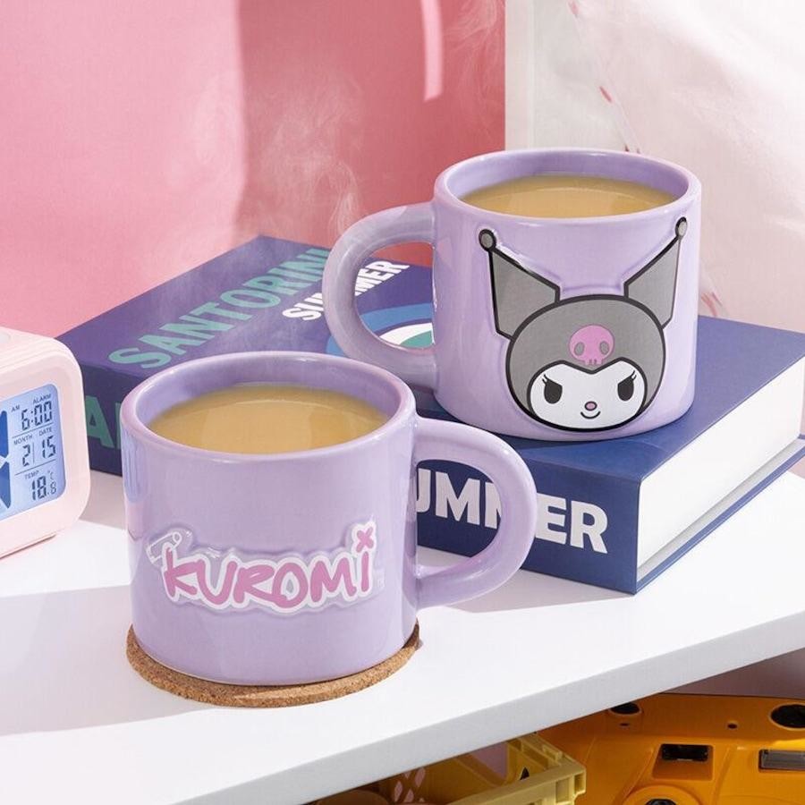 Hello Kitty Kuromi Embossed Mug