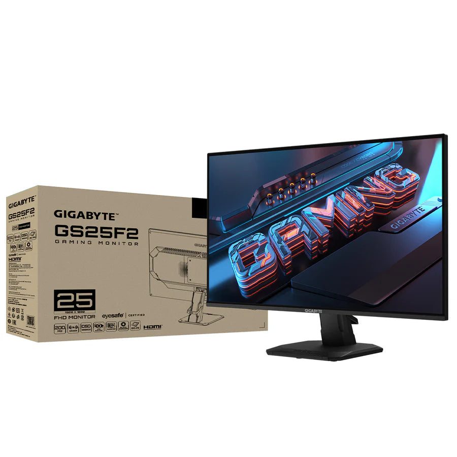 GIGABYTE GS25F2 24.5" Gaming Monitor IPS 1920 X 1080 (FHD) 200Hz 1MS