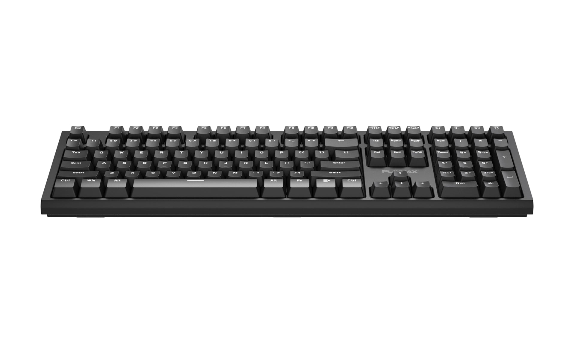 Playmax PRO Black RGB Mechanical Gaming Keyboard w/ Bonus Purple Key Caps
