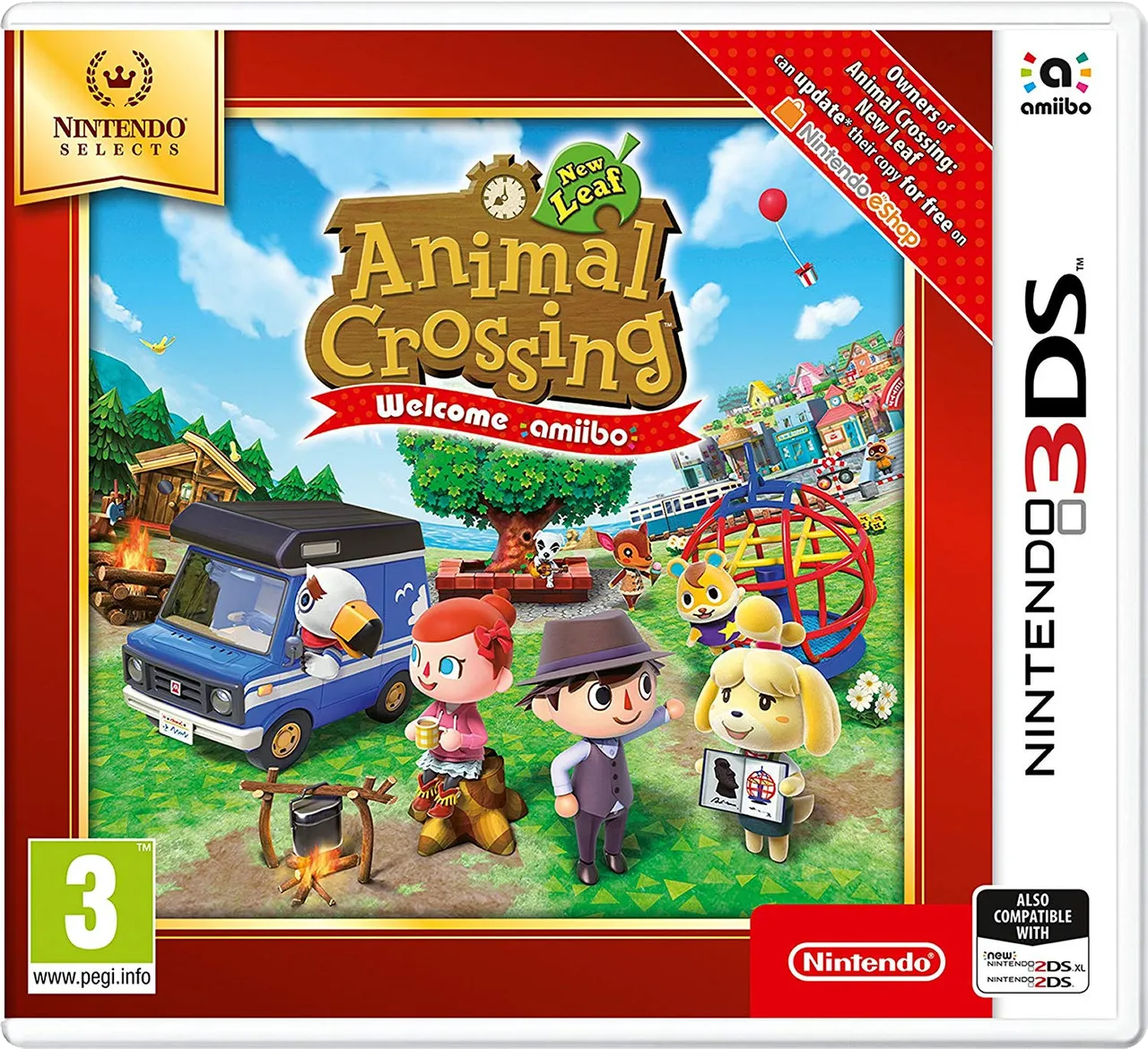Animal Crossing: New Leaf - Welcome Amiibo (Selects)  - Nintendo 3DS