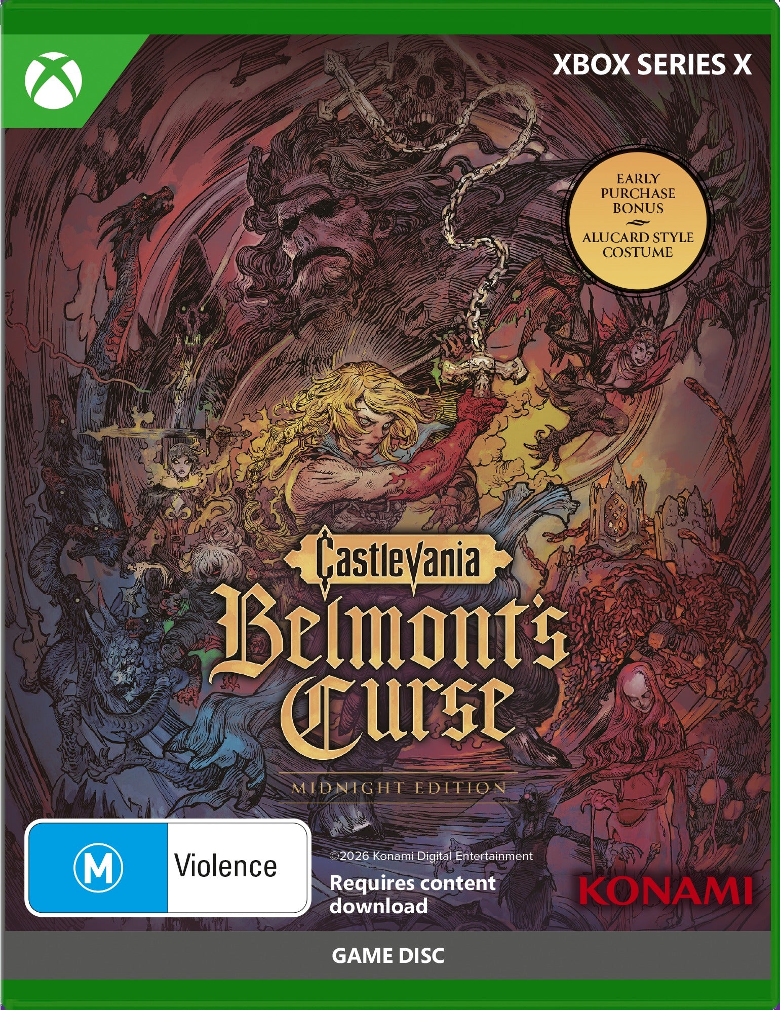 Castlevania: Belmont's Curse - Midnight Edition - Xbox Series X