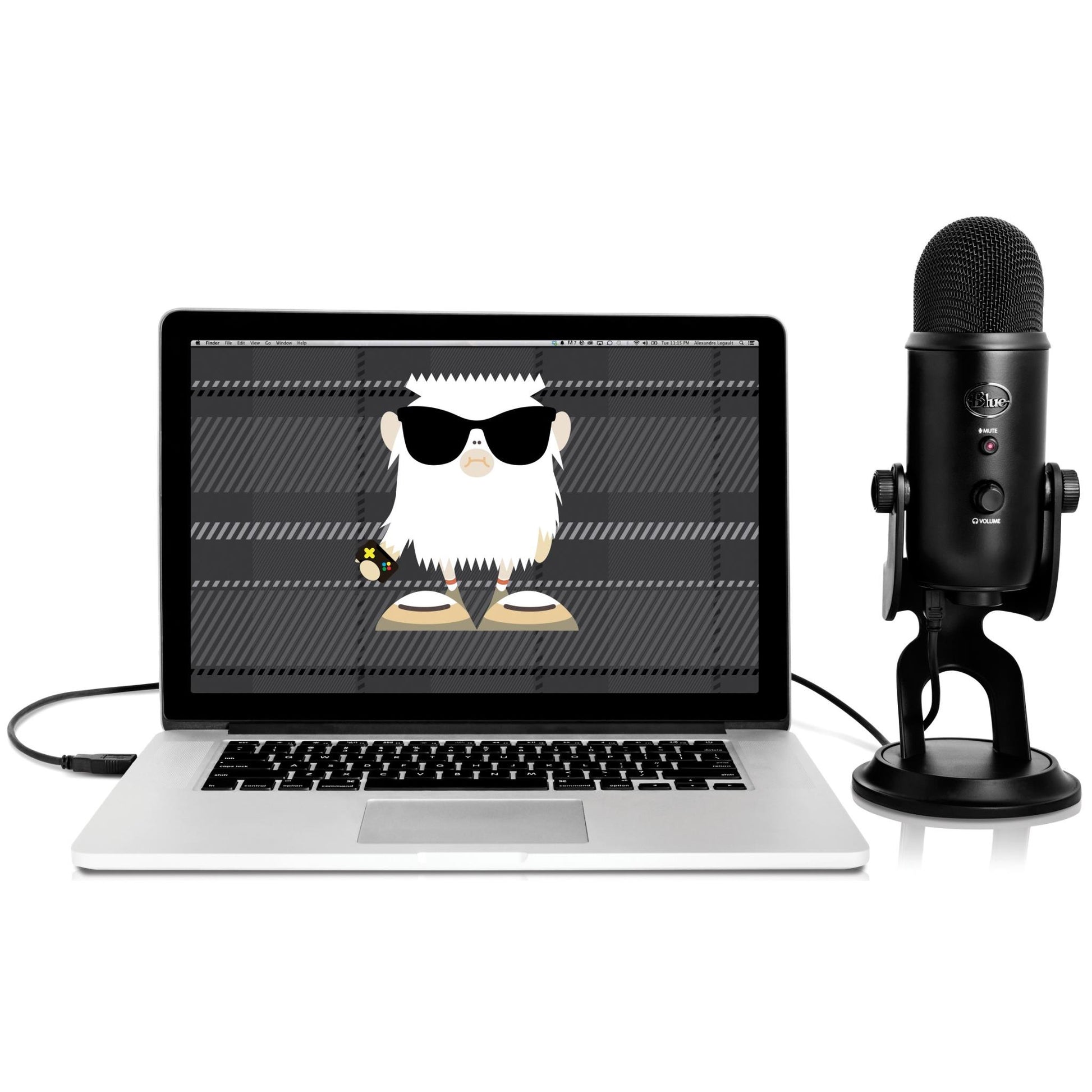 Logitech Blue Yeti - 3-Capsule USB Microphone - Blackout