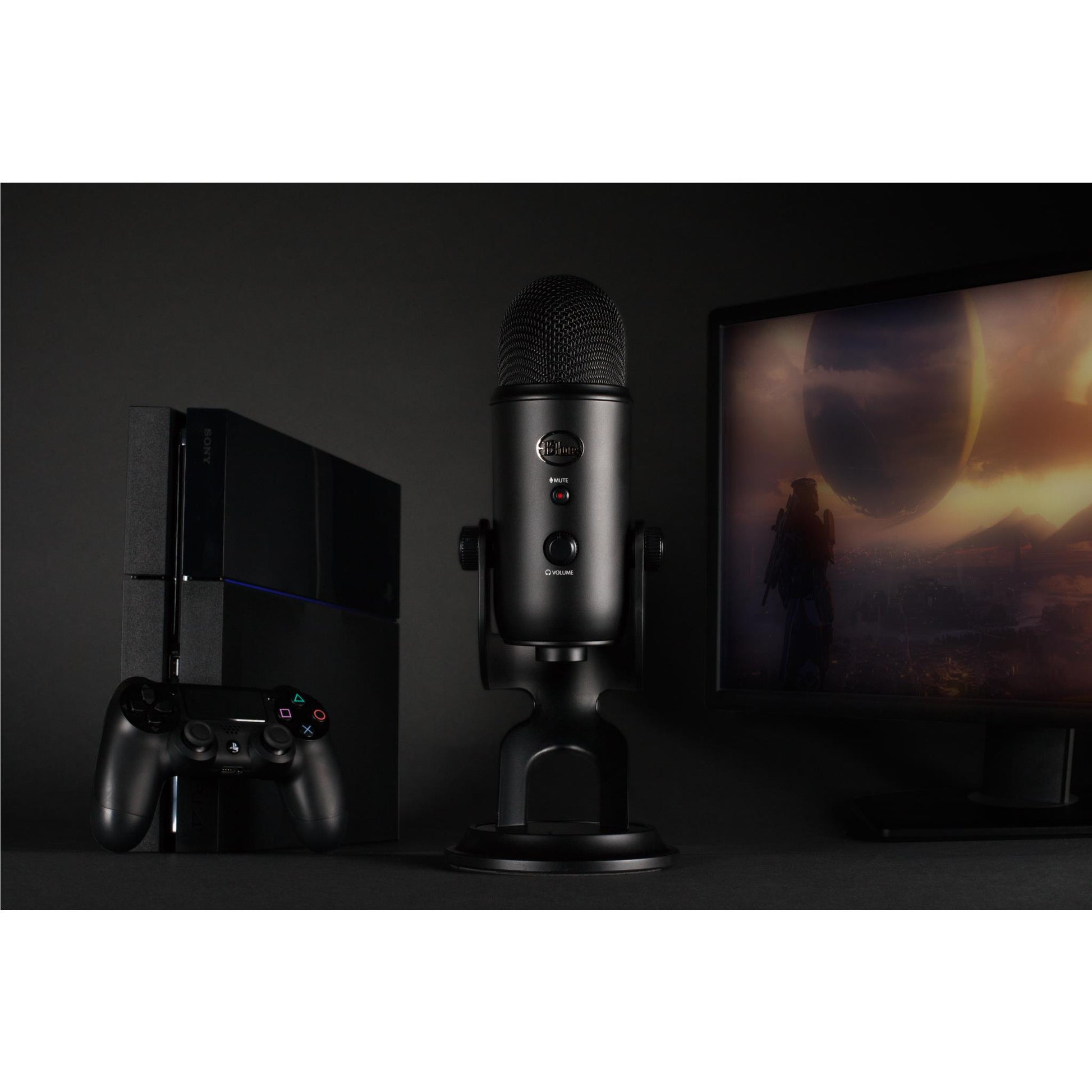 Logitech Blue Yeti - 3-Capsule USB Microphone - Blackout