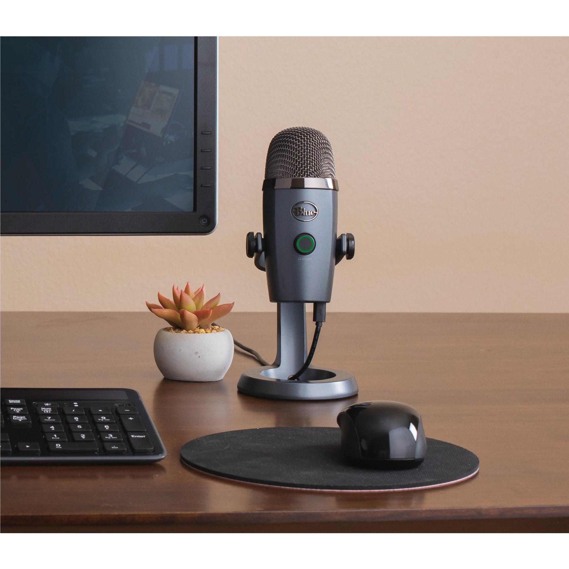 Logitech Blue Yeti Nano: Premium USB Microphone - Shadow Grey