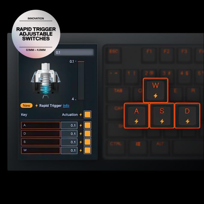 SteelSeries Apex Pro Mini Gen 3 Gaming Keyboard (US)