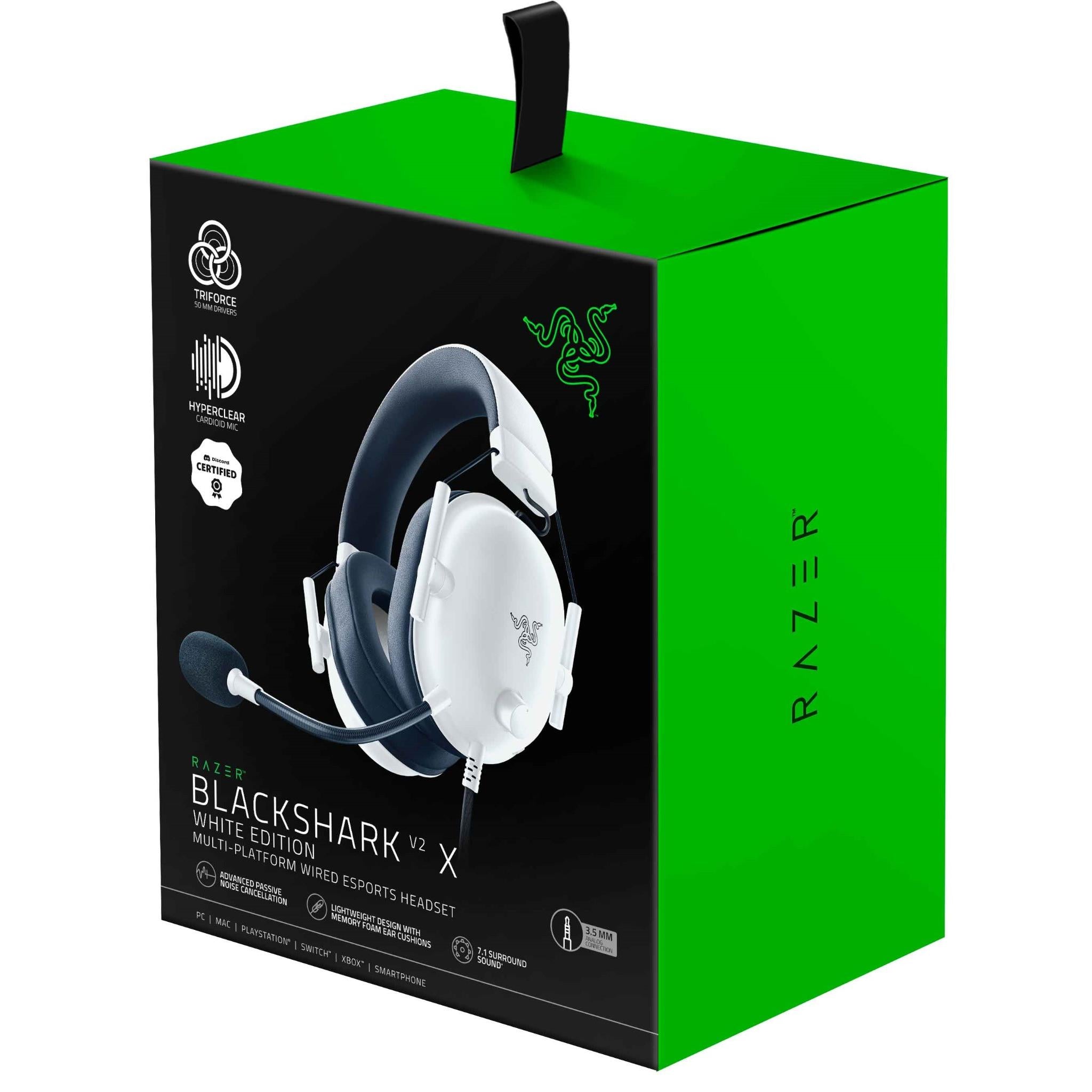 Razer Blackshark V2 X - Wired Gaming Headset