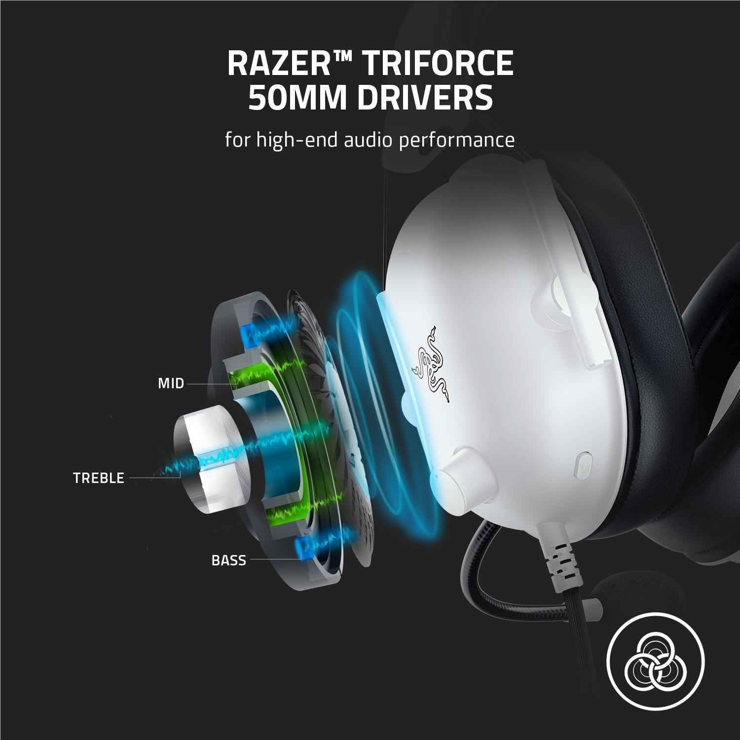 Razer Blackshark V2 X - Wired Gaming Headset