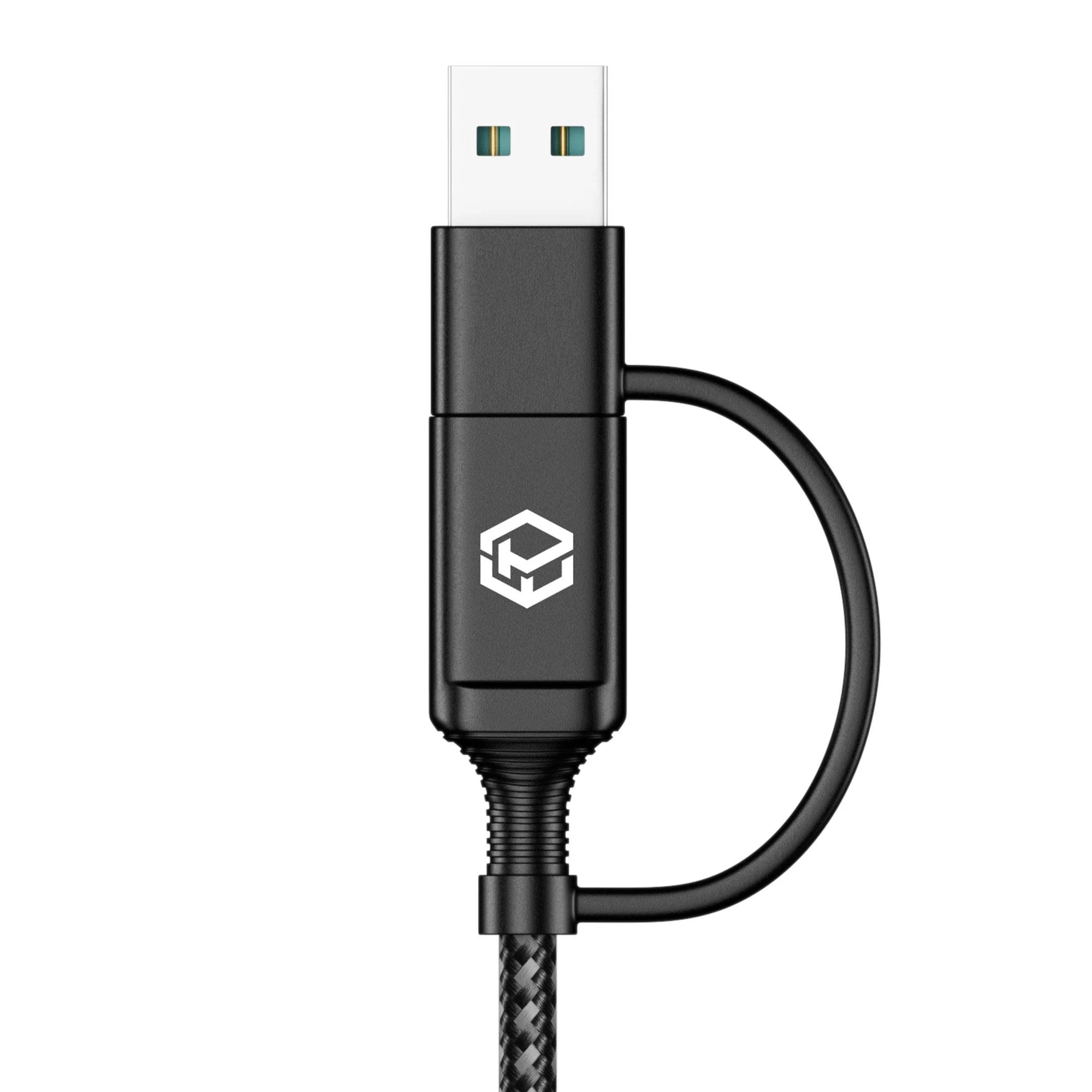 Powerwave 2-in-1 2M USB-C Charging Cable with USB-A Adapter for Nintendo Switch 2