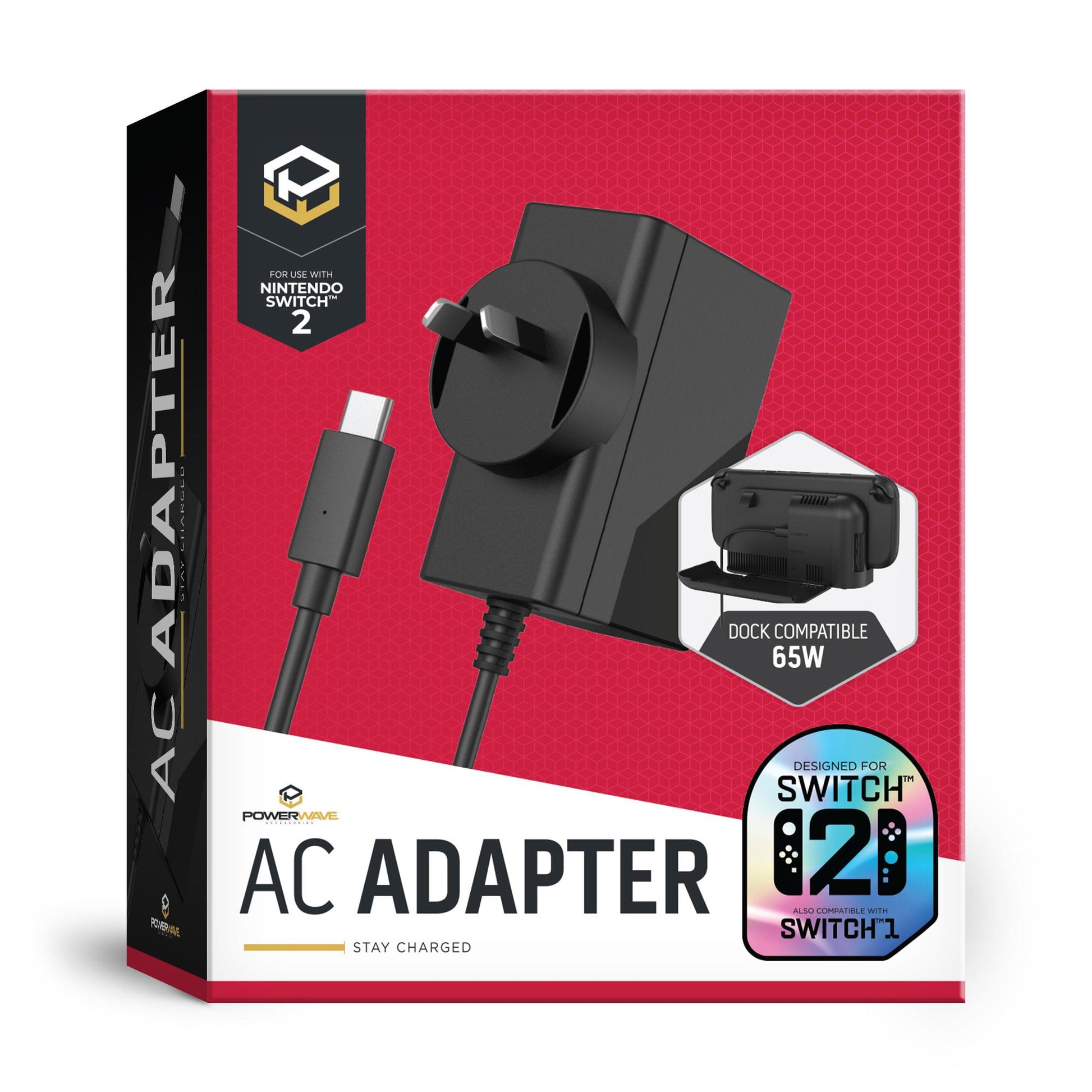Powerwave Nintendo Switch 2 AC Adapter