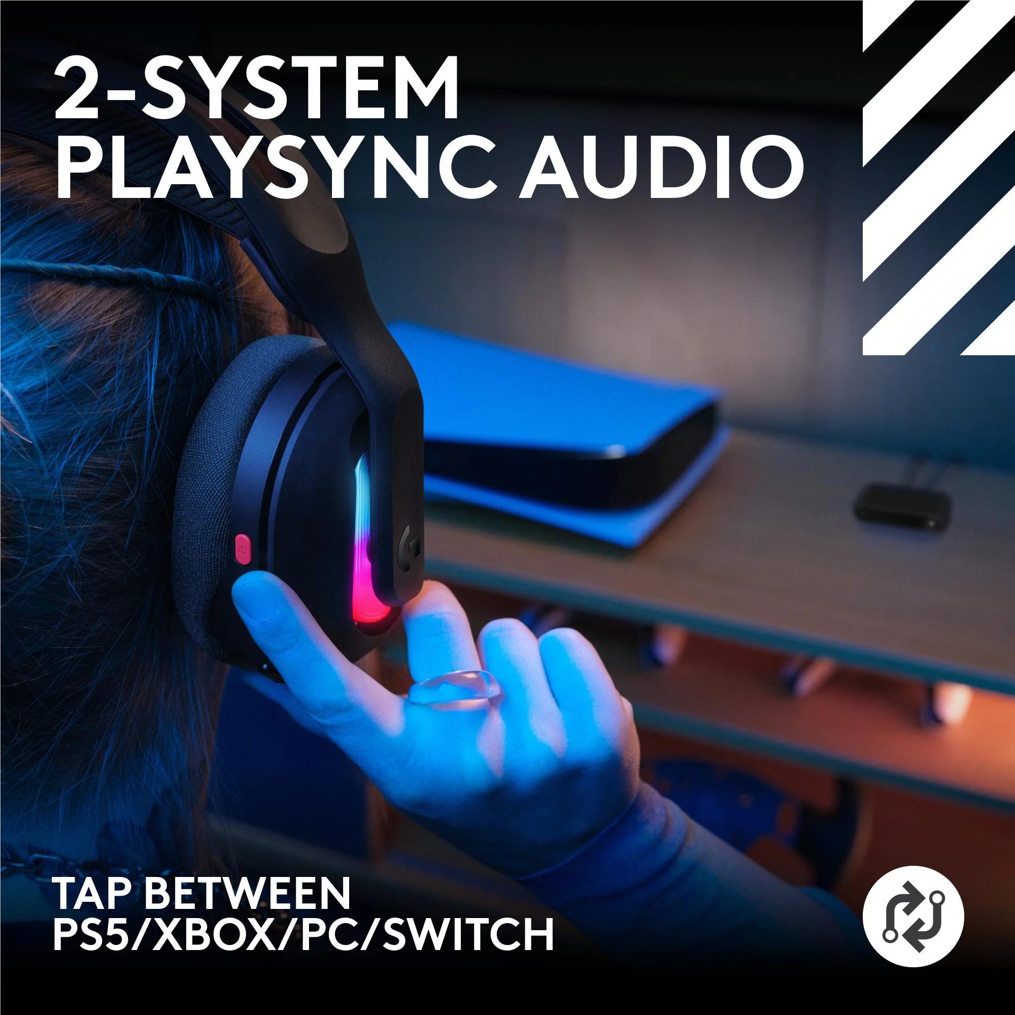 Logitech G Astro A20 X with Playsync Audio - Black