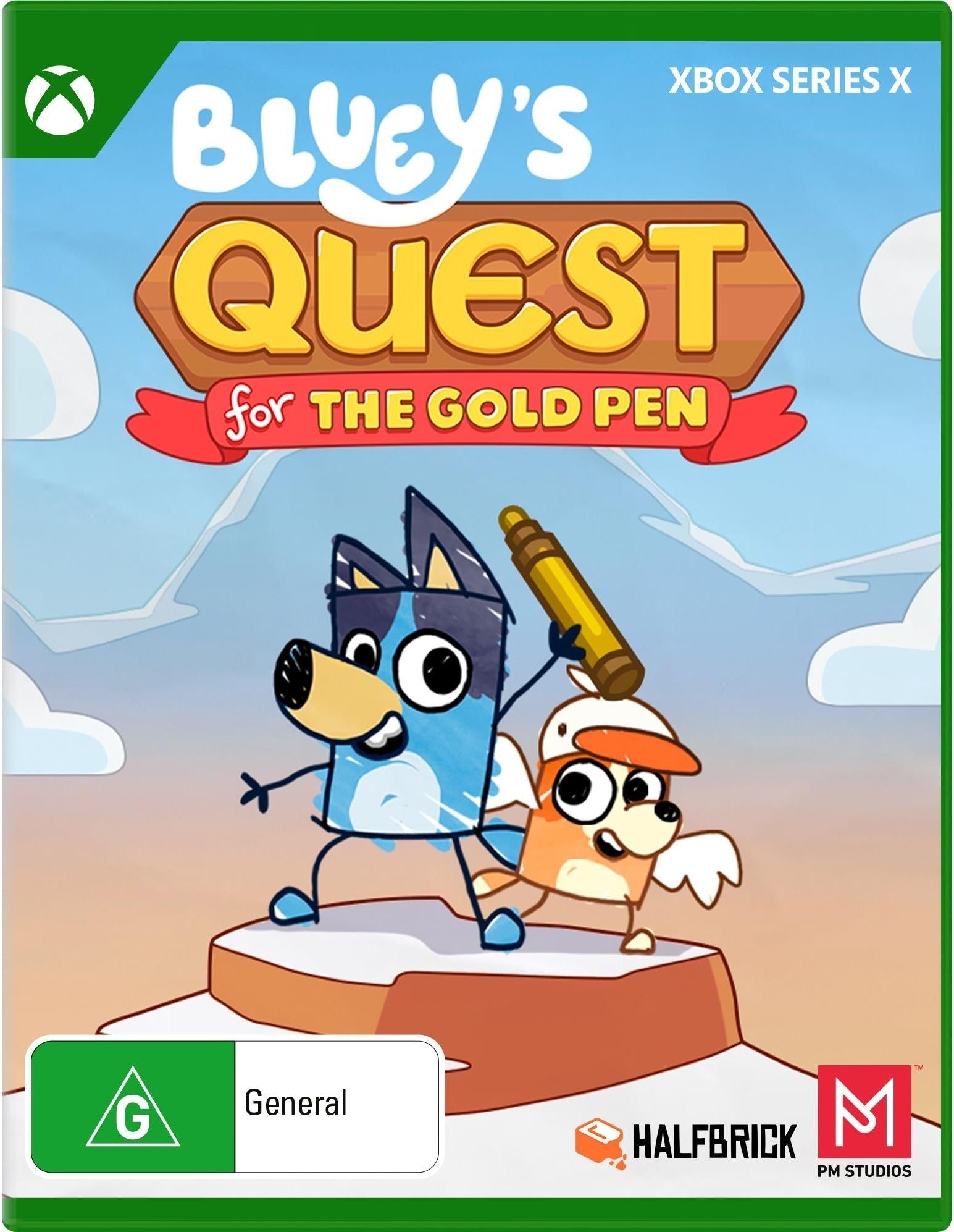 Bluey's Quest for the Gold Pen