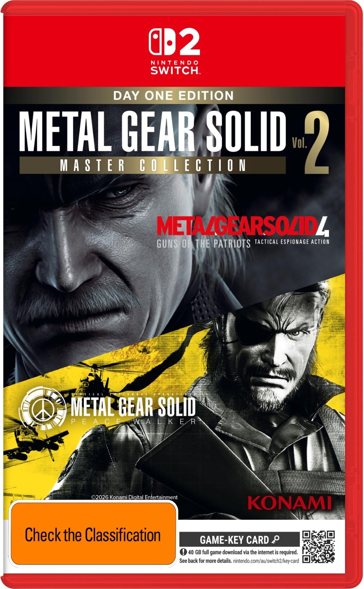 Metal Gear Solid Master Collection Volume 2 - Nintendo Switch 2