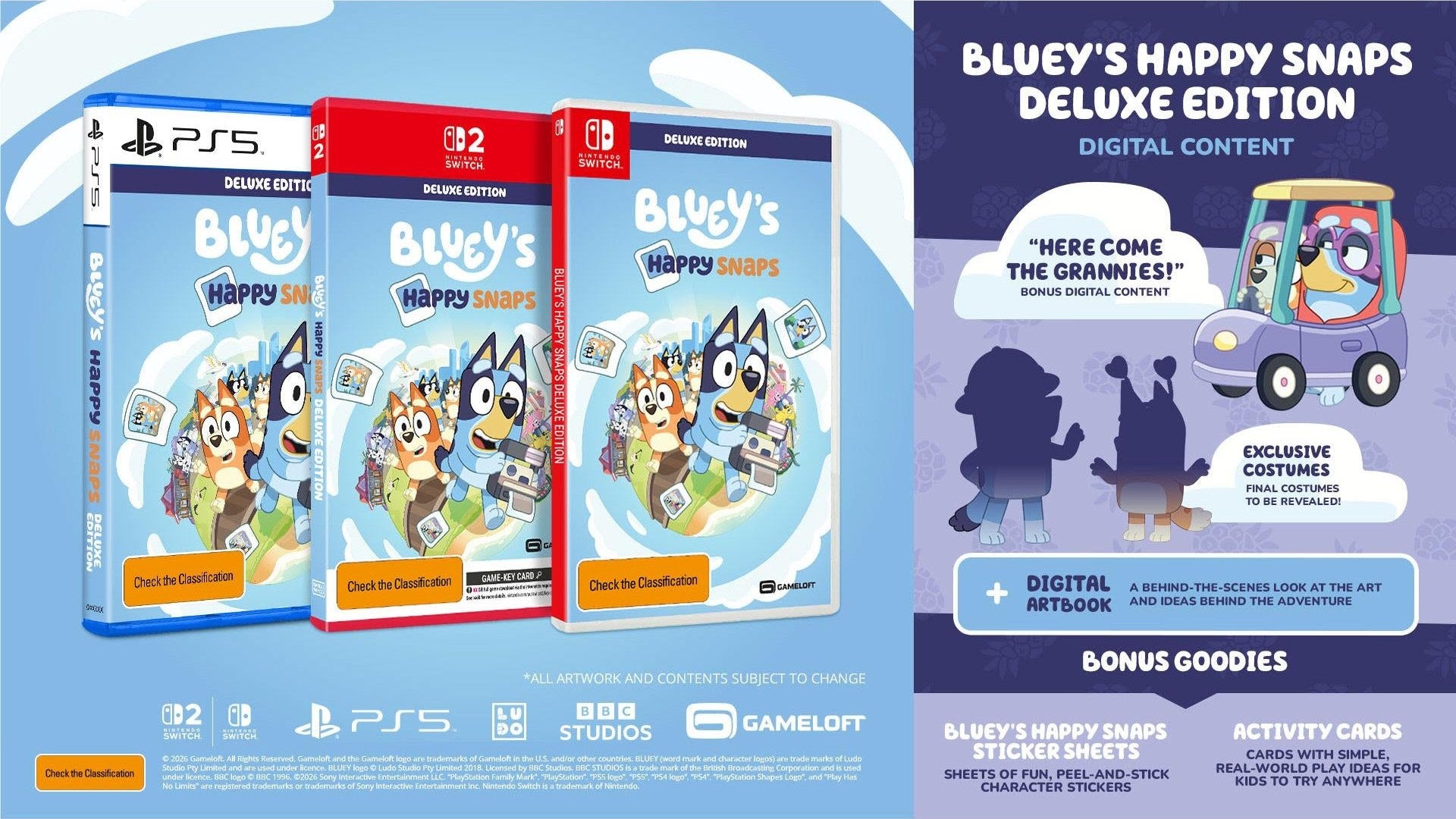 Bluey's Happy Snaps: Deluxe Edition - Nintendo Switch 2