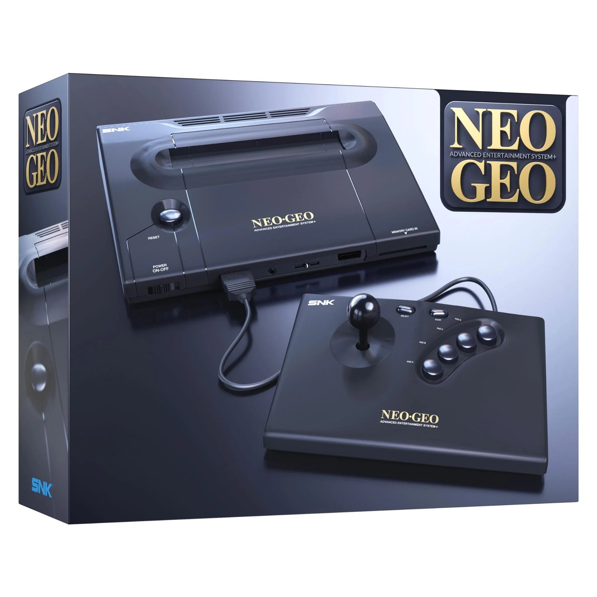 NEO GEO AES+ Retro Gaming Console - Black