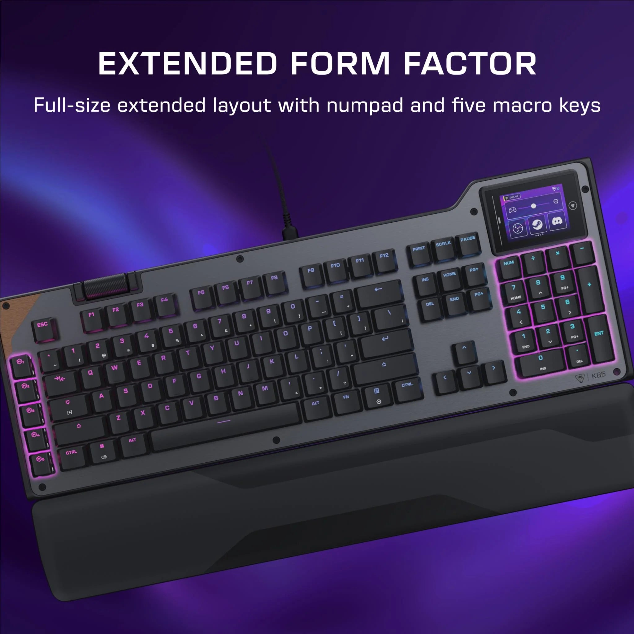 Turtle Beach Command Series KB5 Wired Keyboard
