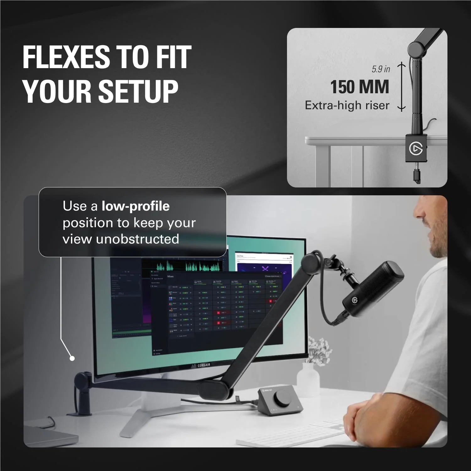 Elgato Wave Mic Arm MK.2 - Black