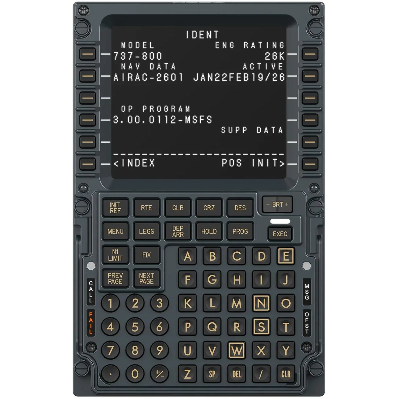 MOZA MB7F Flight Computer Display