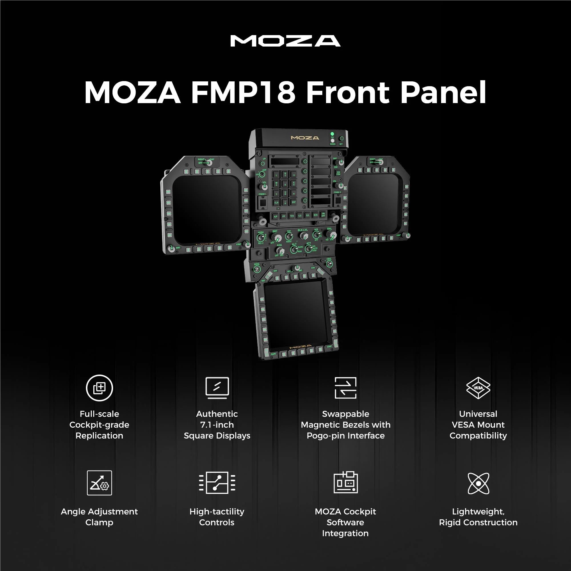 MOZA FMP18 Panel Bundle