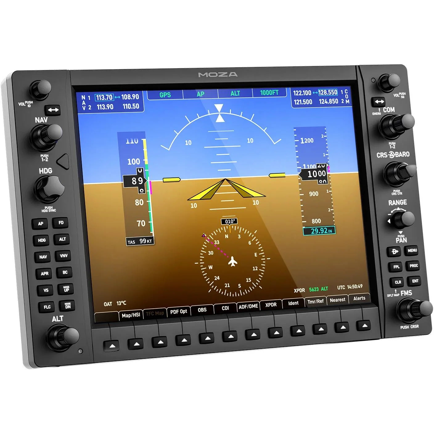 MOZA MGX1000 Instrument Panel