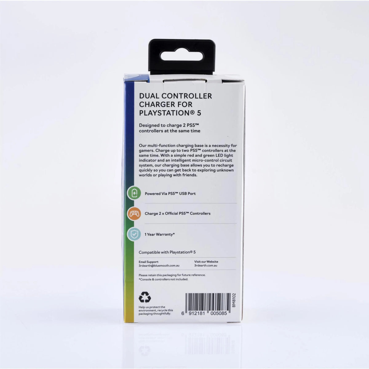 3rd Earth Dual Controller Charger for PS5