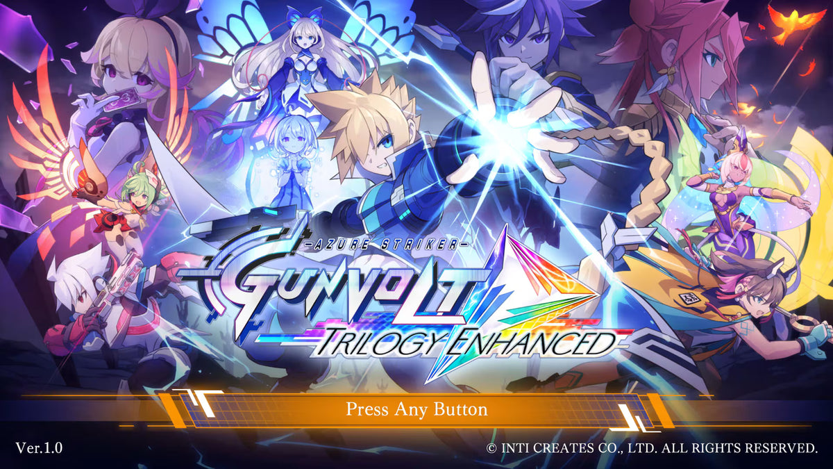 Azure Striker Gunvolt Trilogy: Enhanced Edition (Multi-Language) - Nintendo Switch