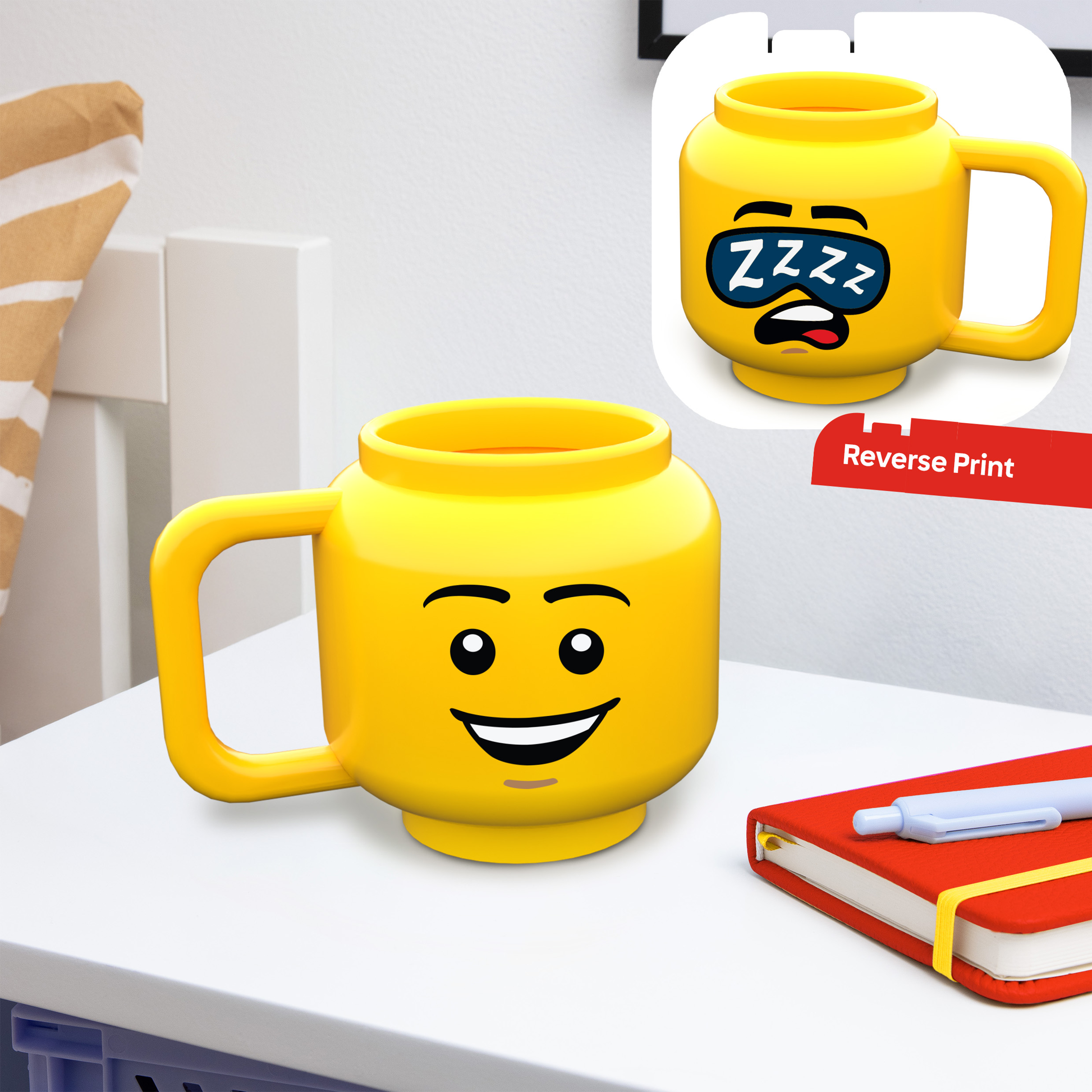 LEGO Minifigure Head Shaped Mug