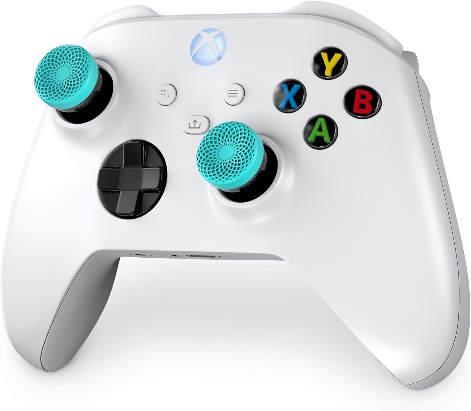 KontrolFreek Action Lotus (Teal Blue/Clear) Thumbsticks Kit - Xbox Series X