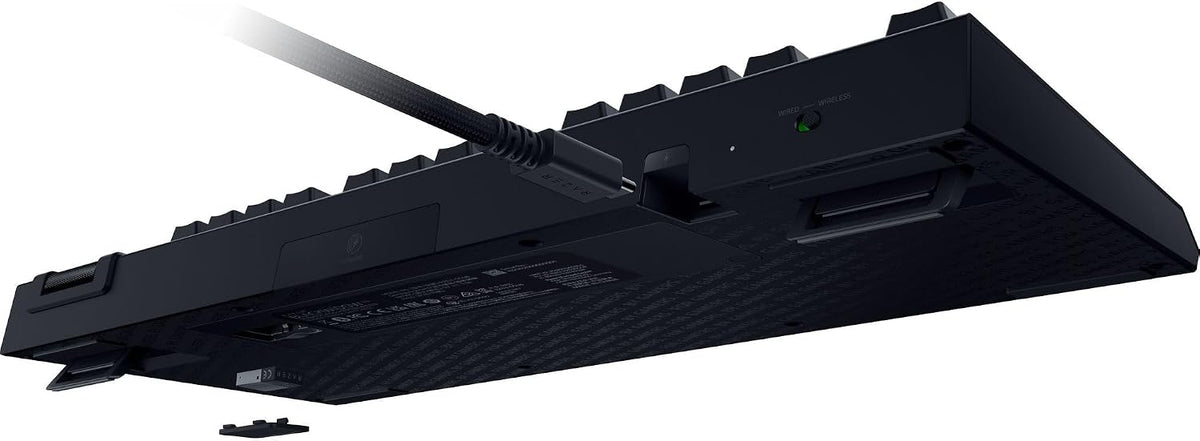 Razer BlackWidow V4 Tenkeyless (TKL) HyperSpeed - Hot-Swappable Wireless Mechanical Gaming Keyboard (Orange Tactile Switch)