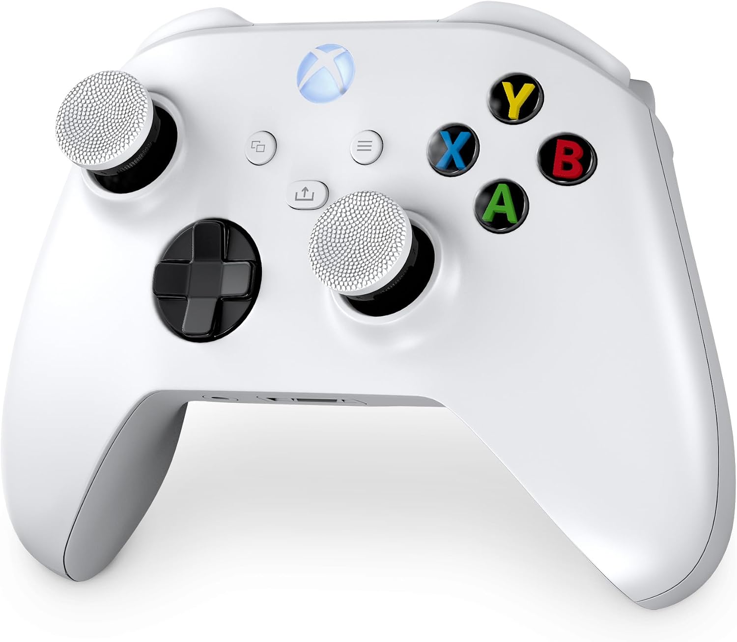 KontrolFreek Sports Clutch (White/Black) Thumbsticks Kit - Xbox