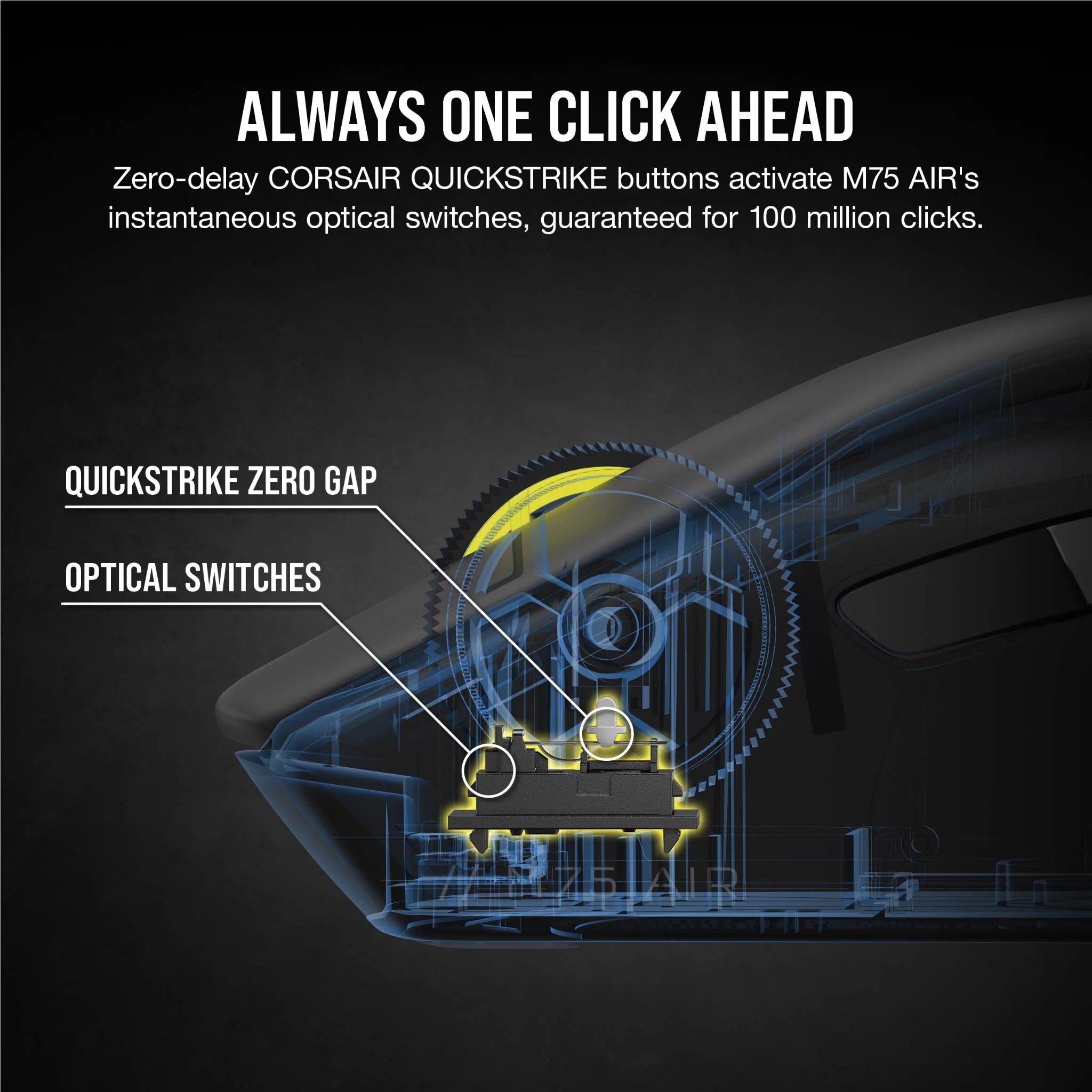 CORSAIR M75 Air Wireless Ultra-Lightweight Gaming Mouse