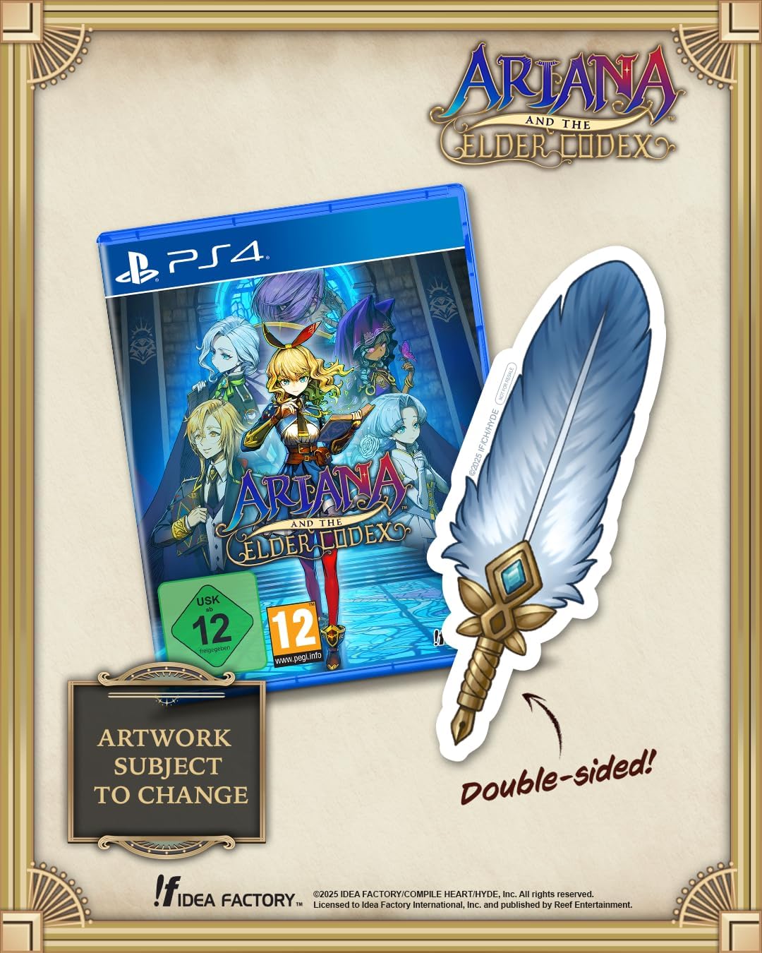 Ariana and the Elder Codex + Bookmark - PS4