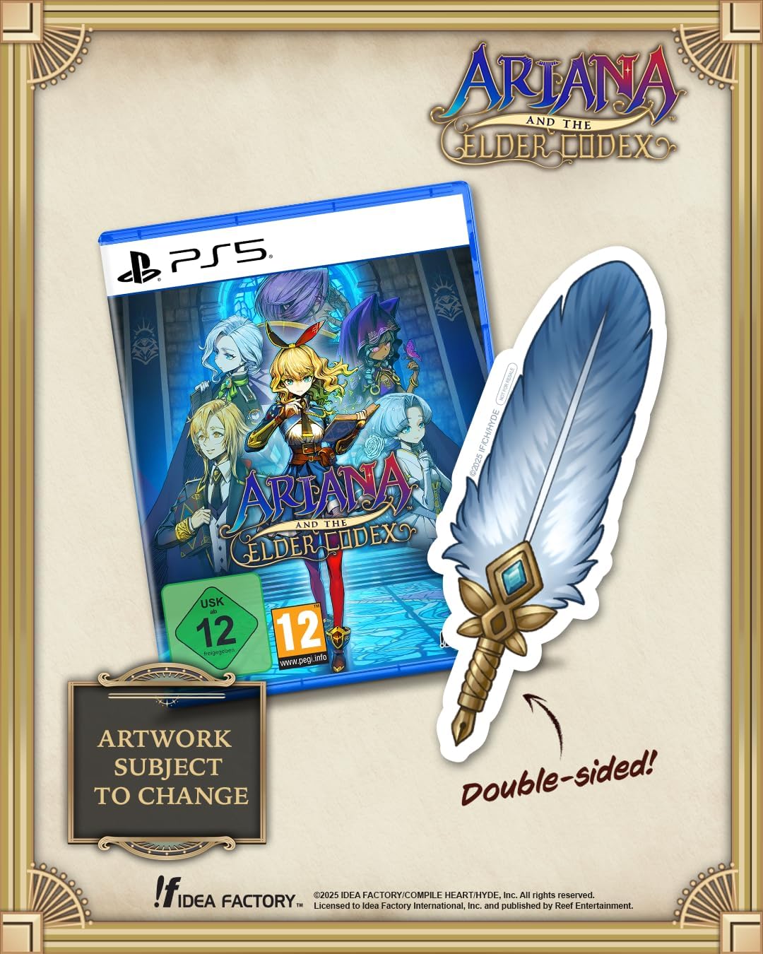 Ariana and the Elder Codex + Bookmark - PS5