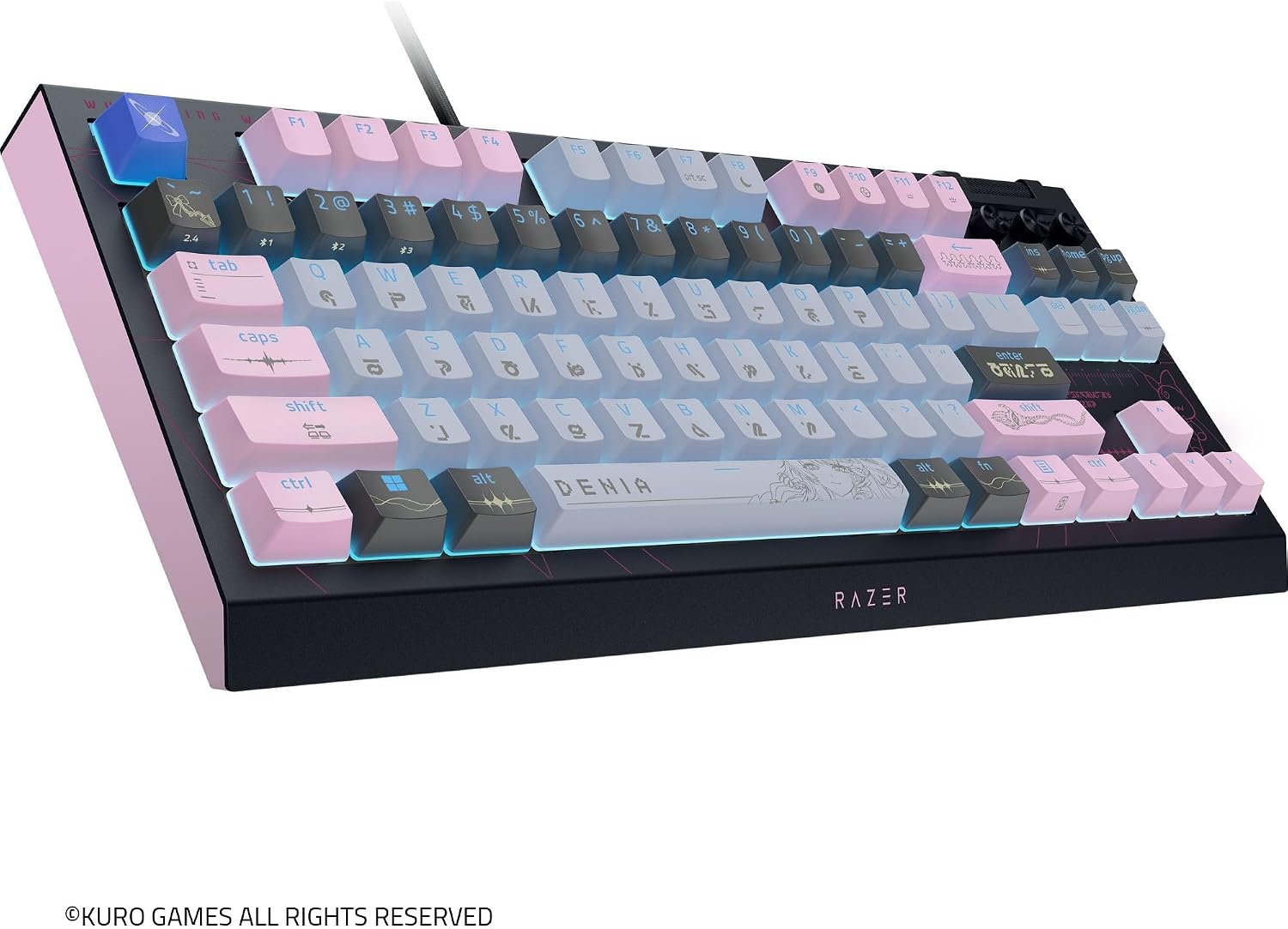 Razer BlackWidow V4 Tenkeyless HyperSpeed - Mechanical Gaming Keyboard (Orange Tactile Switch) (Wuthering Waves Edition)