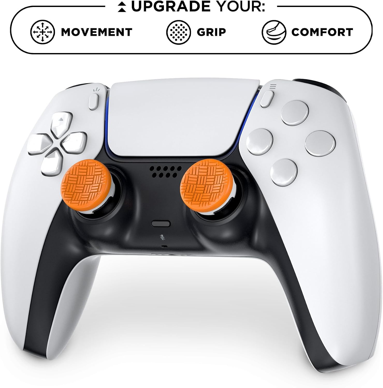 KontrolFreek Sports Omni (Orange/White) Thumbsticks Kit - PS5