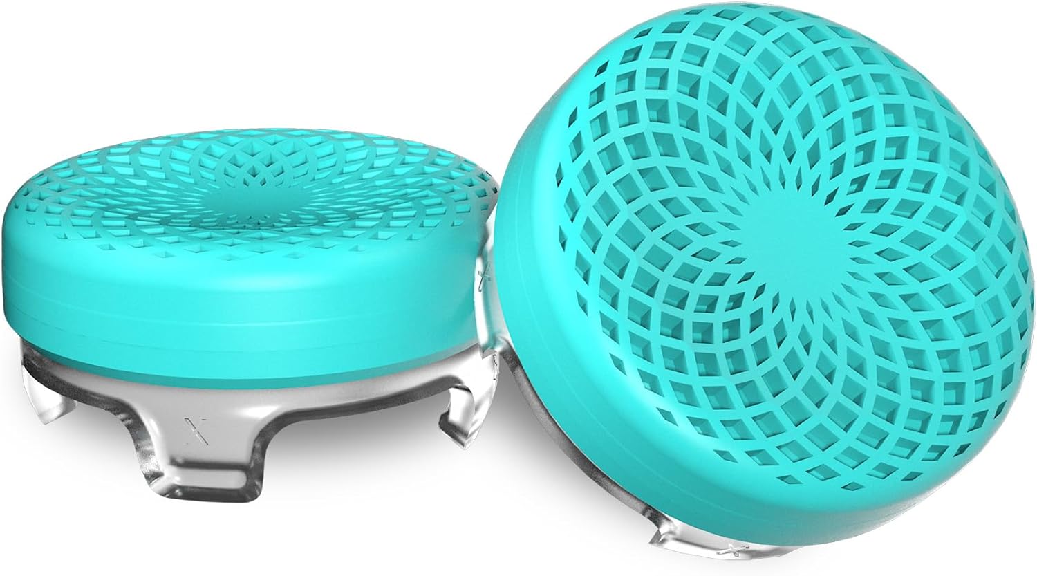 KontrolFreek Action Lotus (Teal Blue/Clear) Thumbsticks Kit - Xbox Series X