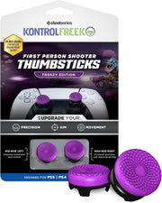 KontrolFreek FPS Frenzy (Purple/Black) Thumbsticks Kit - PS5