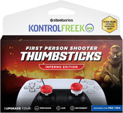 KontrolFreek FPS Inferno (Red/White) Thumbsticks Kit - PS5