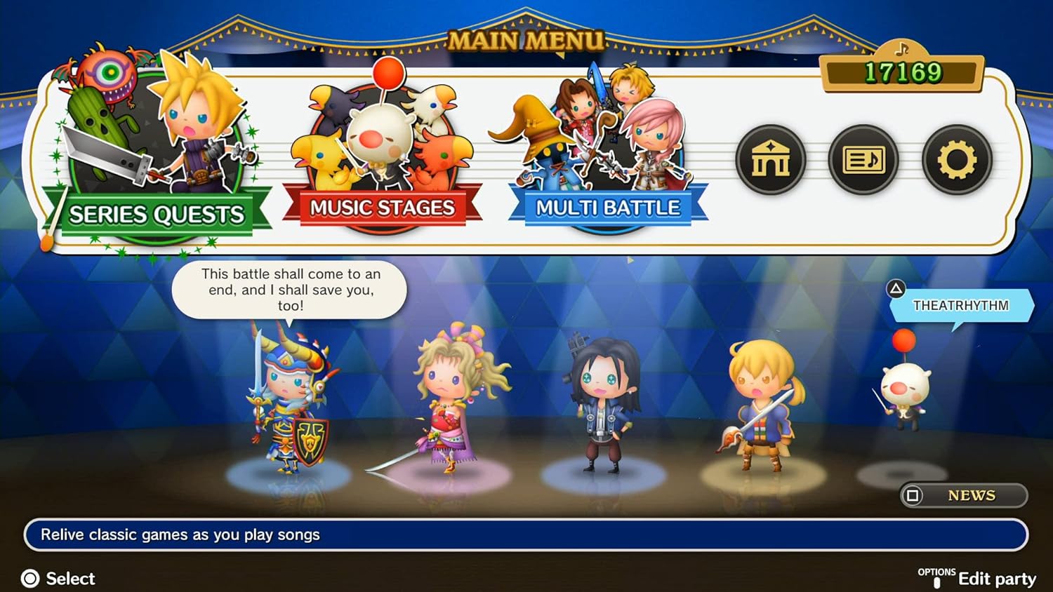 Theatrhythm Final Bar Line - PS4
