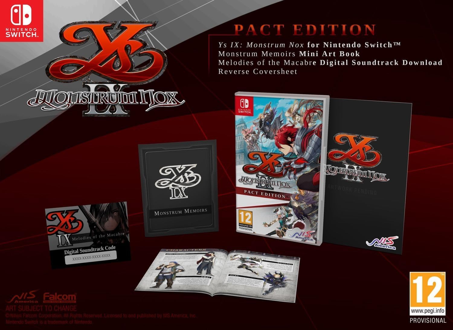 Ys IX: Monstrum Nox - Pact Edition - Nintendo Switch