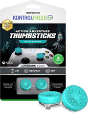 KontrolFreek Action Lotus (Teal Blue/Clear) Thumbsticks Kit - Xbox Series X