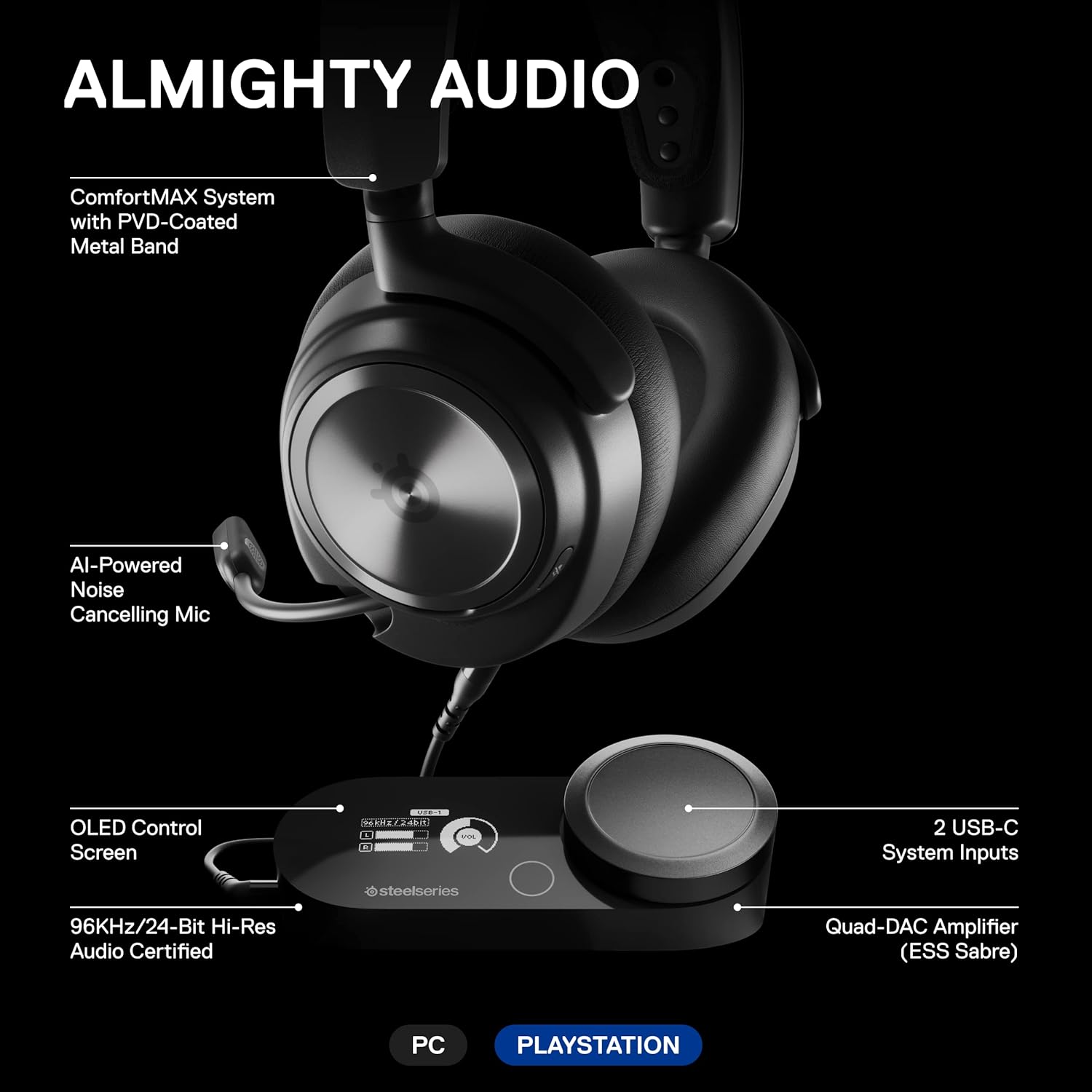 SteelSeries Arctis Nova Pro Gaming Headset