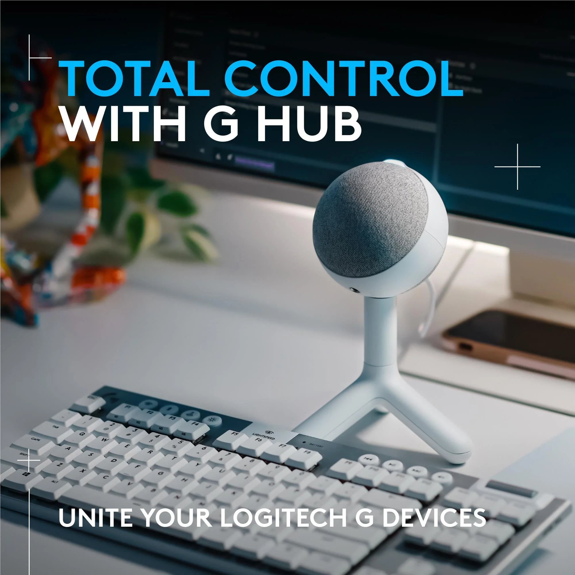 Logitech G Yeti Orb RGB Gaming Mic - White