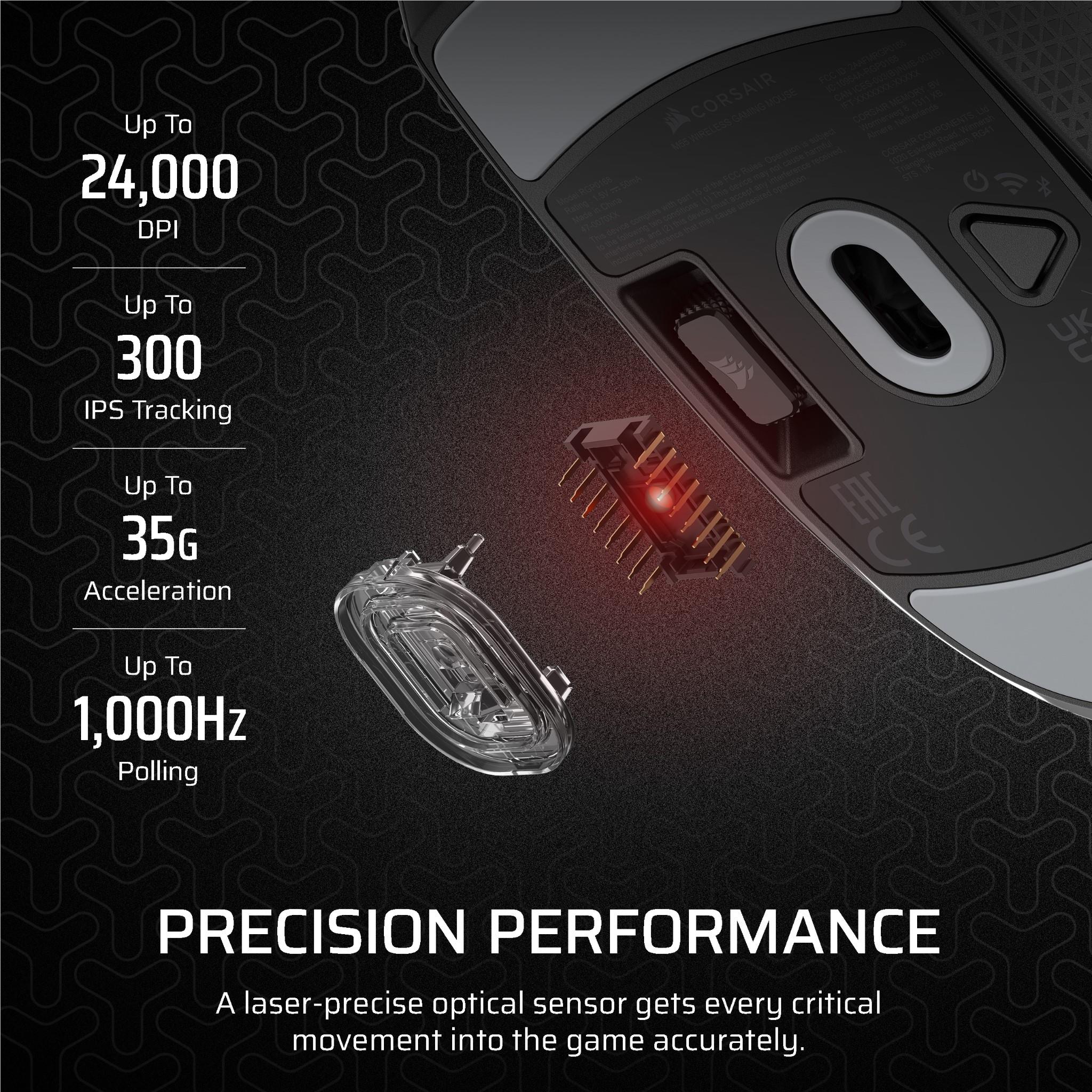 CORSAIR M55 Wireless Lightweight Gaming Mouse