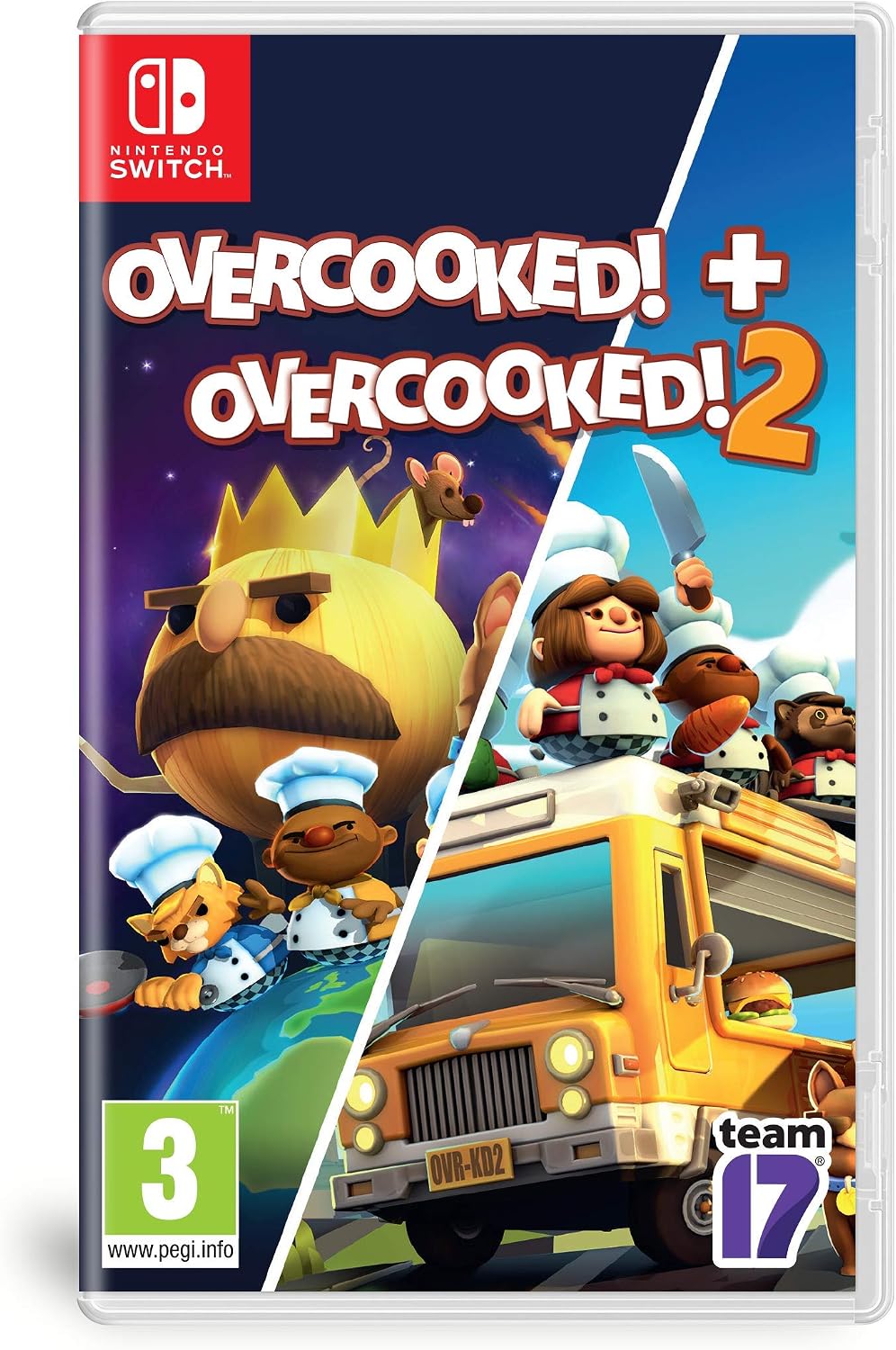 Overcooked! & Overcooked! 2 (Double Pack) - Nintendo Switch