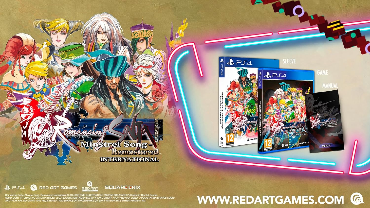 Romancing SaGa: Minstrel Song Remastered International - PS4
