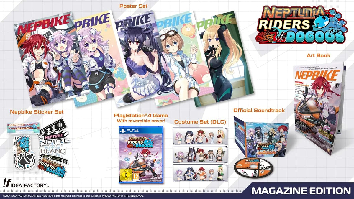 Neptunia Riders VS Dogoos: Magazine Edition - PS4